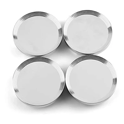 Image of RhinoTuning 4pcs Car Wheel Covers ID 66mm OD 55.4mm Hub Cap Centre Caps for 3B7601171 5G0601171 Touareg Passat