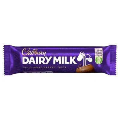 Image of Cadbury Dairy Milk Chocolate Bar, Classic Creamy Taste, Pack of 48, 45g