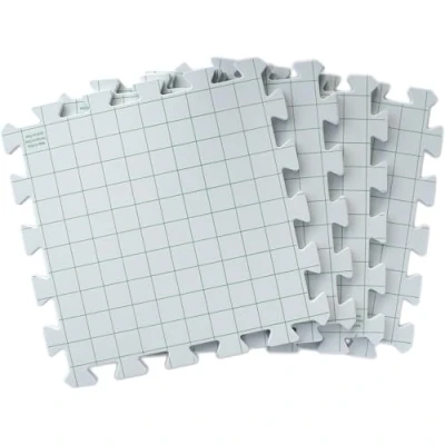 Image of Boye Needlepoint, Knitting, and Crochet Blocking Boards, W x 12&#039;&#039; L, 4pc, Grey