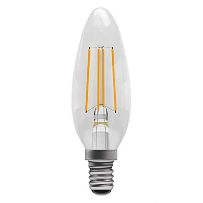 Image of LED Filament Clear Candle 4W SES 2200K RA90 Dimmable