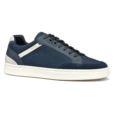 Image of Geox Trainers, Men&#039;s, Size: 7, Navy Synthetics/textile