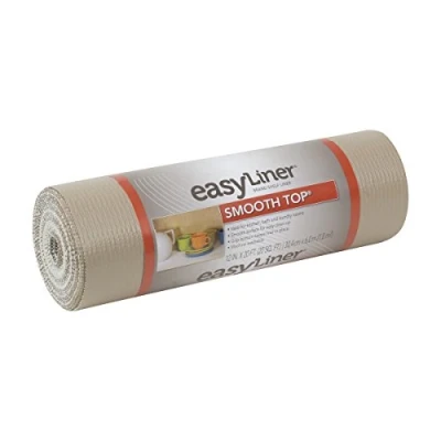 Image of Duck 854357 Smooth Top EasyLiner, 12 inch x 20 Feet, Taupe