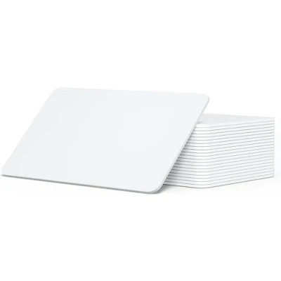 Image of 11 pcs Mifare Classic 1K Cards RFID Card, Blank White NFC Tags ISO 14443A 13.56 MHz Printable for Most Desktop Photo ID Card Printers