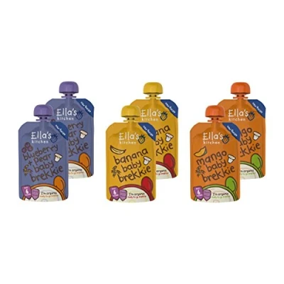 Image of Ella&#039;s Kitchen Baby Brekkie Mixed Case Selection from 6 Month x 100g