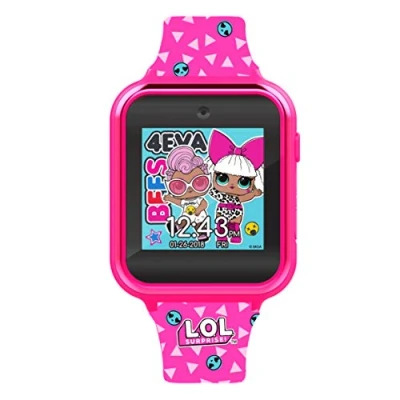 Image of Disney Girl&#039;s Digital Quartz Watch with Silicone Strap LOL4264