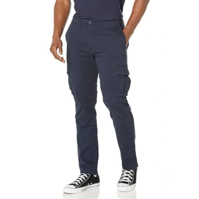 Image of Amazon Essentials Men&#039;s Slim Fit Stretch Cargo Trousers (Available in Big &amp; Tall), Navy, 40W / 30L