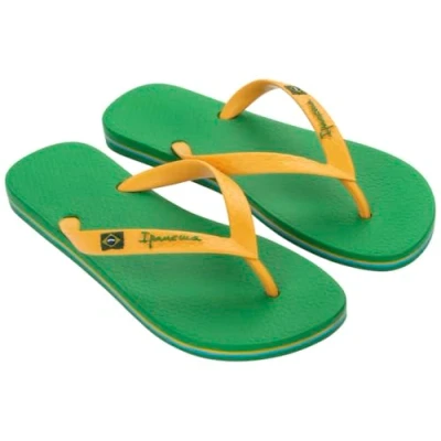 Image of Ipanema Men&#039;s CLAS Brasil II AD, Green Yellow, 6 UK