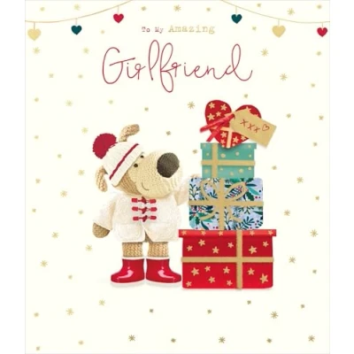 Image of Boofle to My Amazing Girlfriend Adorable Cute Christmas Greeting Card 771172