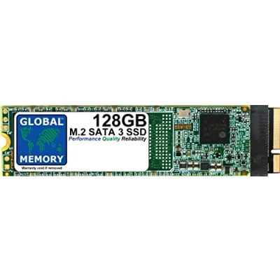 Image of GLOBAL MEMORY 128GB M.2 NGFF SATA 3 SOLID STATE DRIVE (SSD) FOR MACBOOK AIR (MID 2012)