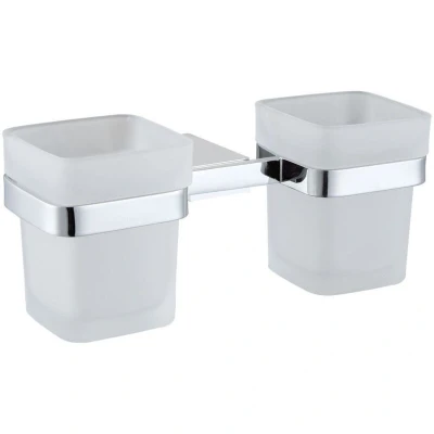Image of RAK Ceramics Moon Double Tumbler Chrome RAKHAR9904