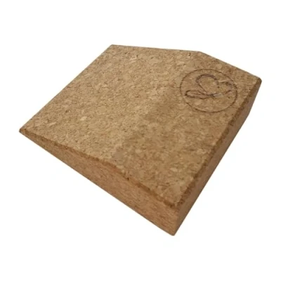 Image of Yoga Cork Mini Wedge/Pocket size Wedge, 100% Natural, Sustainable, Eco Friendly and Non Slip &amp; Pilates Wedge