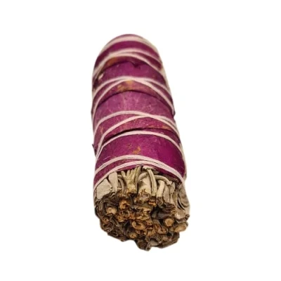 Image of VIE Naturals Sage Smudge Sticks, Pink Petals &amp; White 4&quot;