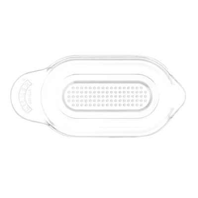 Image of Kilner Multi Purpose Grater Versatile Hand for Garlic, Fruits &amp; Baby Food Puree Oval Design with Juice Collection Trough Easy Pour Lip Dishwasher Safe
