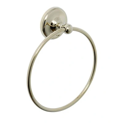 Image of Croydex Flexi Fix Grosvenor Antique Gold Easy to fit Towel Ring , QM701503
