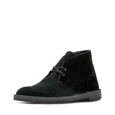 Image of Clarks Men&#039;s Bushacre 2 Chukka Boot, Black SDE, 10.5 UK