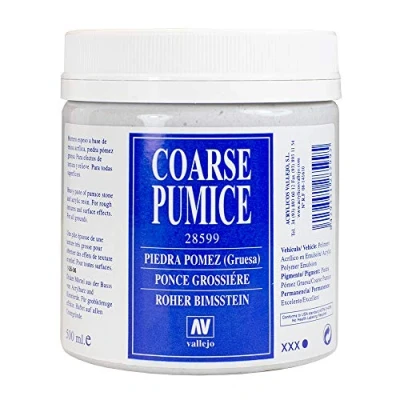 Image of Vallejo : Acrylic Rough Grey Pumice Paste Medium 500ml