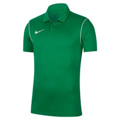 Image of NIKE Men&#039;s Park 20 Polo Shirt, Pine Green/White/White, S UK