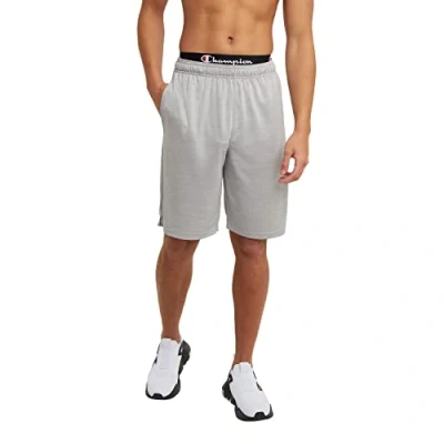 Image of Champion Men&#039;s Core Training Short, Oxford Gray, Small, Gray C Logo, Small