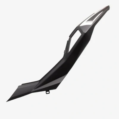 Image of Rear Left Panel Matt Black for Lexmoto LXR 125 Euro 5 SY125 10 E5 CMPO Fairing