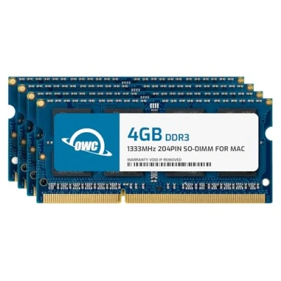 Image of OWC 16GB Memory Upgrade Kit 4 x 4GB PC10600 DDR3 1333MHz SO DIMMs for Mid 2010/2011 21.5&quot; &amp; 27&quot; iMac models