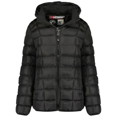 Image of Geographical Norway Women&#039;s Babette Lady Short Parka, Noir, M