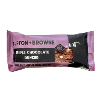 Image of Burton &amp; Browne Triple Chocolate Dunker 60g (24 Pack)