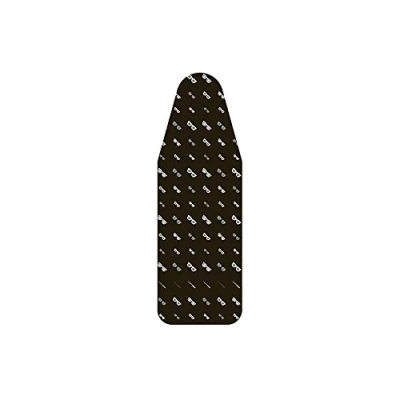 Image of Laurastar Universalcover Glasses, Universal Ironing Board Cover, 131cm x 55cm, 100% Cotton, Practical Clip, Adjustable, High Comfort Thickness, Machine Washable, Unique Design