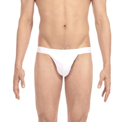 Image of HOM, Mens, Classic Tanga Briefs, White, S