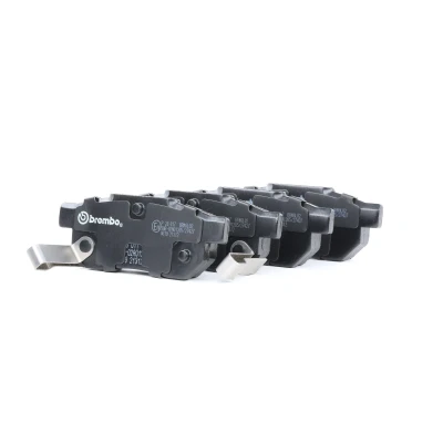 Image of AY060HN001, AY060HN002 Brake pad set BREMBO P 28 017 with acoustic wear warning without accessories HONDA: CIVIC 6 Stufenheck, City Saloon, PRELUDE 3