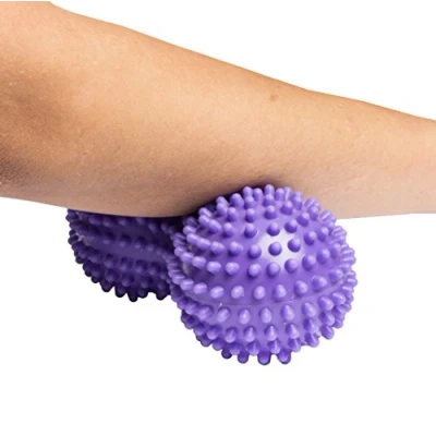 Image of Peanut Spiky Massage Ball Roller Reflexology Muscle Trigger Point Therapy