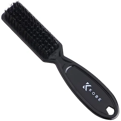 Image of Kobe Pro Fade Brush Professional Grade Hair Styling Tool for Impeccable Fades Ideal Barbers and Stylists Achieve Perfectly Blended Haircuts with Ease