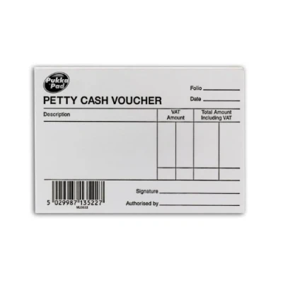 Image of Pukka Pad, Petty Cash Slips 88 x 138mm Pack of 10