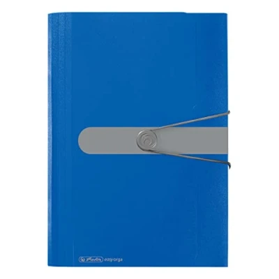 Image of Herlitz Easy Orga To Go 12 Parts PP Expanding File Blue