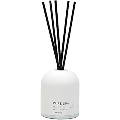 Image of Blomus French Cotton Lily White Room Fragrance Set, Concrete, coloured glass, plastic, 9 cm