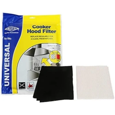 Image of Electruepart Universal Cooker Hood Grease Paper &amp; Charcoal Filter Kit