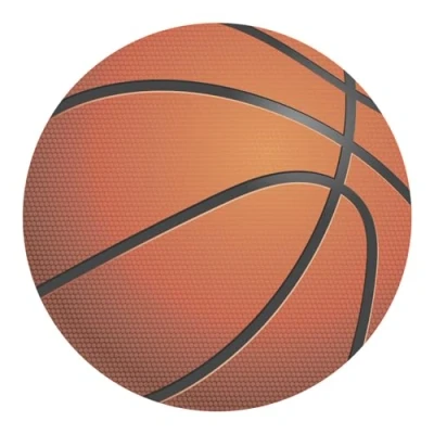 Image of Dekora, Basketball Edible Wafer, Birthday Cake Topper, Perfect Decoration for Cakes, 1 Disc 20 CM