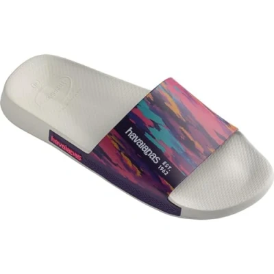 Image of Havaianas SLIDE PRINT WHITE 33/34