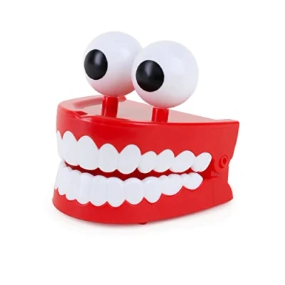 Image of Toyland® Wind Up Chattering Teeth Novelty Toys Party Bag Fillers…