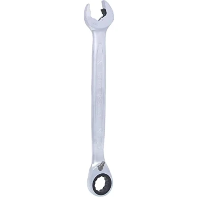Image of KS Tools 503.5921 DUO GEARplus combination spanner with ratchet mechanism in ring and open jaw, reversible 21mm