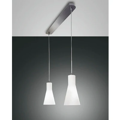 Image of Diana Straight Bar Pendant Ceiling Light Chrome Glass, E27