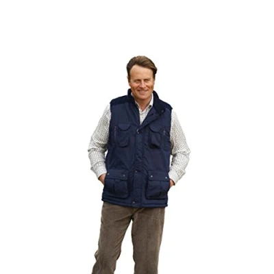 Image of Champion Mens Exmoor Country Clothing Padded BodyWarmer Gilet Navy S