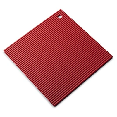 Image of Zeal Silicone Heat Resistant 22cm Trivet Mat Red
