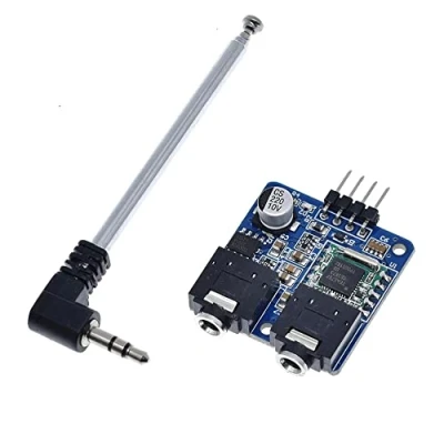 Image of iHaospace TEA5767 FM Stereo Radio Module With Antenna for Arduino Raspberry Pi DIY 76—108MHZ