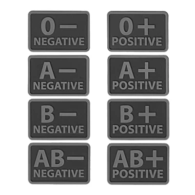 Image of Helikon Tex BLOOD PATCH (SET 2PCS.) PVC BLACK A/Rh