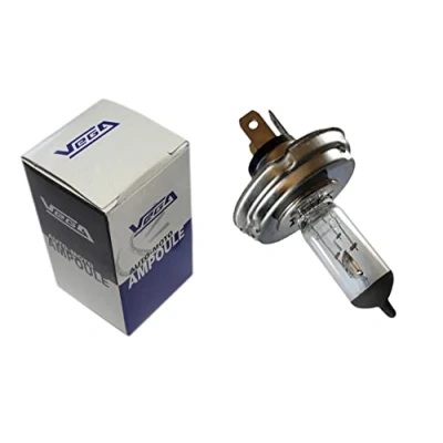 Image of 1 x Vega®&quot;Maxi&quot; CE R2 45W/35W P45T Halogen Light Bulb, French Brand, 12 V