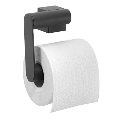 Image of Tiger Nomad Toilet Roll Holder, Stainless Steel, Black, 12.5 x 11.5 5.5 cm