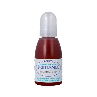 Image of Tsukineko Brilliance Re Inker Coffee Bean