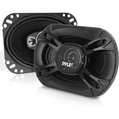 Image of Pyle 3 Way Universal Car Stereo Speakers 300W 5x7 Triaxial Loud Pro Audio Speaker Quick Replacement Component Vehicle Door/Side Panel Mount Compatible PL5173BK (Pair),black