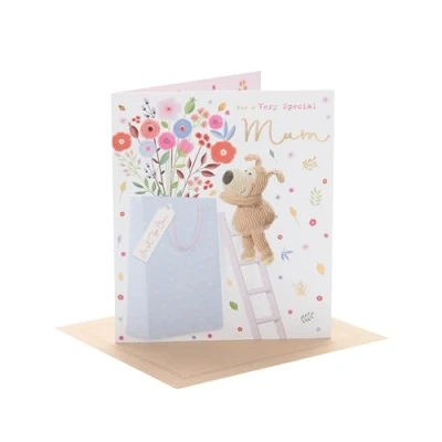 Image of Boofle Birthday Card for Mum Cute Design
