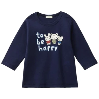 Image of United Colors of Benetton T Shirt M/L 3I9WA1057 Short Sleeve Shirt, Blu